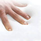 White polyester blend sleeper sofa with metal frame and casters, modern futon for versatile seating