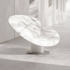 Modern Papasan Chair in Linen Blend Upholstery with Reclining Feature and High-Back Accent Chairs