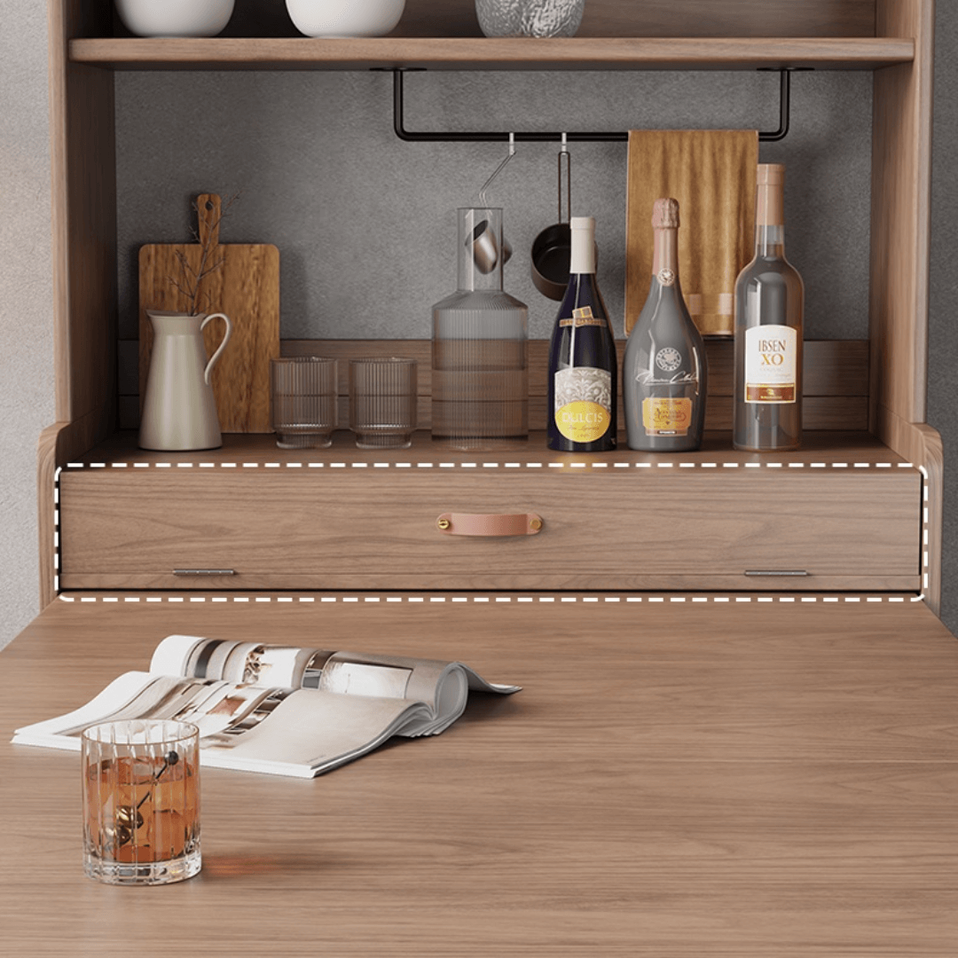 Space-saving folding table perfect for dining and work in small cozy homes