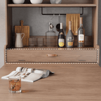 Space-saving folding table perfect for dining and work in small cozy homes