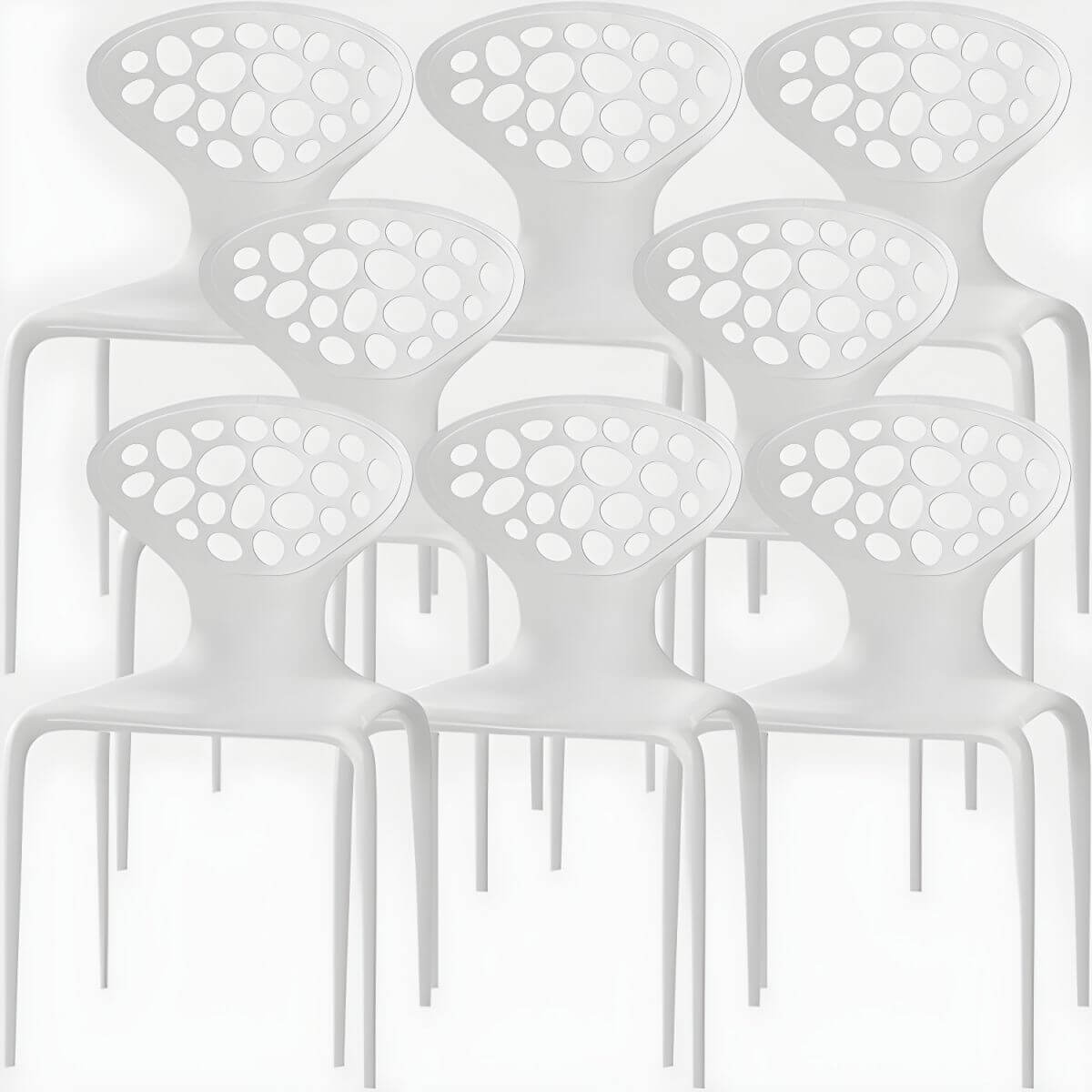 Nordic acrylic dining chair with armrest and backrest, featuring transparent acrylic legs