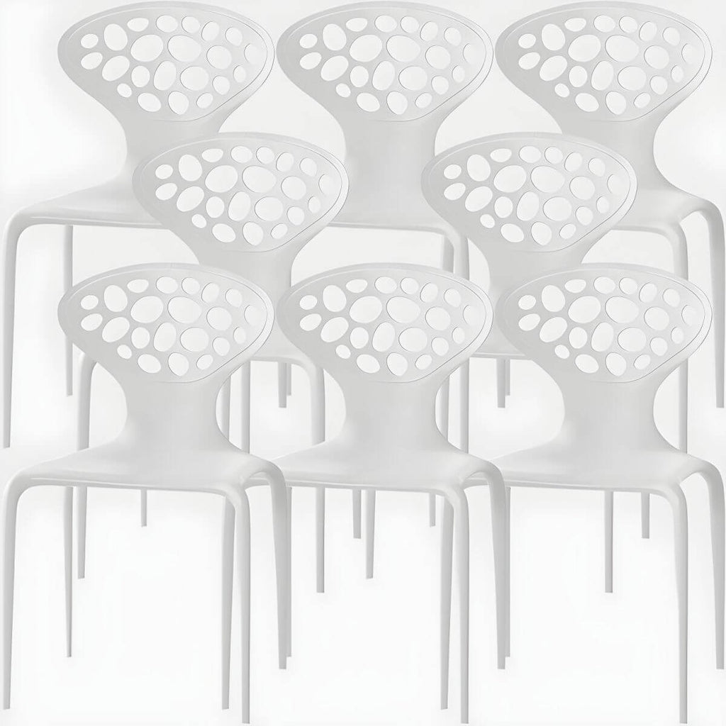 Nordic acrylic dining chair with armrest and backrest, featuring transparent acrylic legs