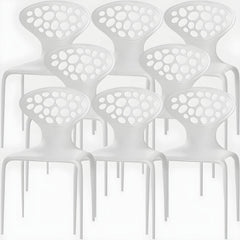 Nordic Armrest Backrest Acrylic Chair with Acrylic Legs for Dining Room Dining Chairs