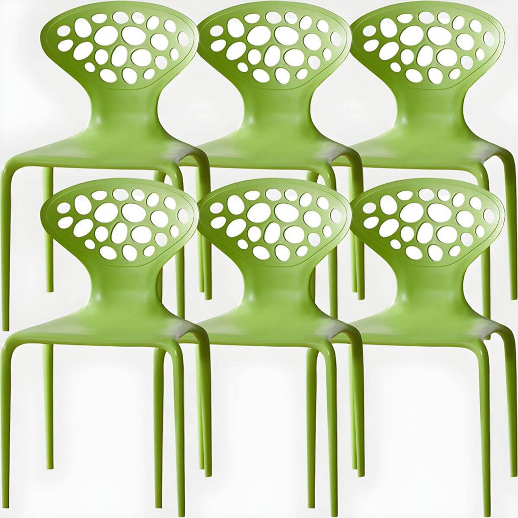 Nordic acrylic dining chair with armrest and backrest, featuring transparent acrylic legs