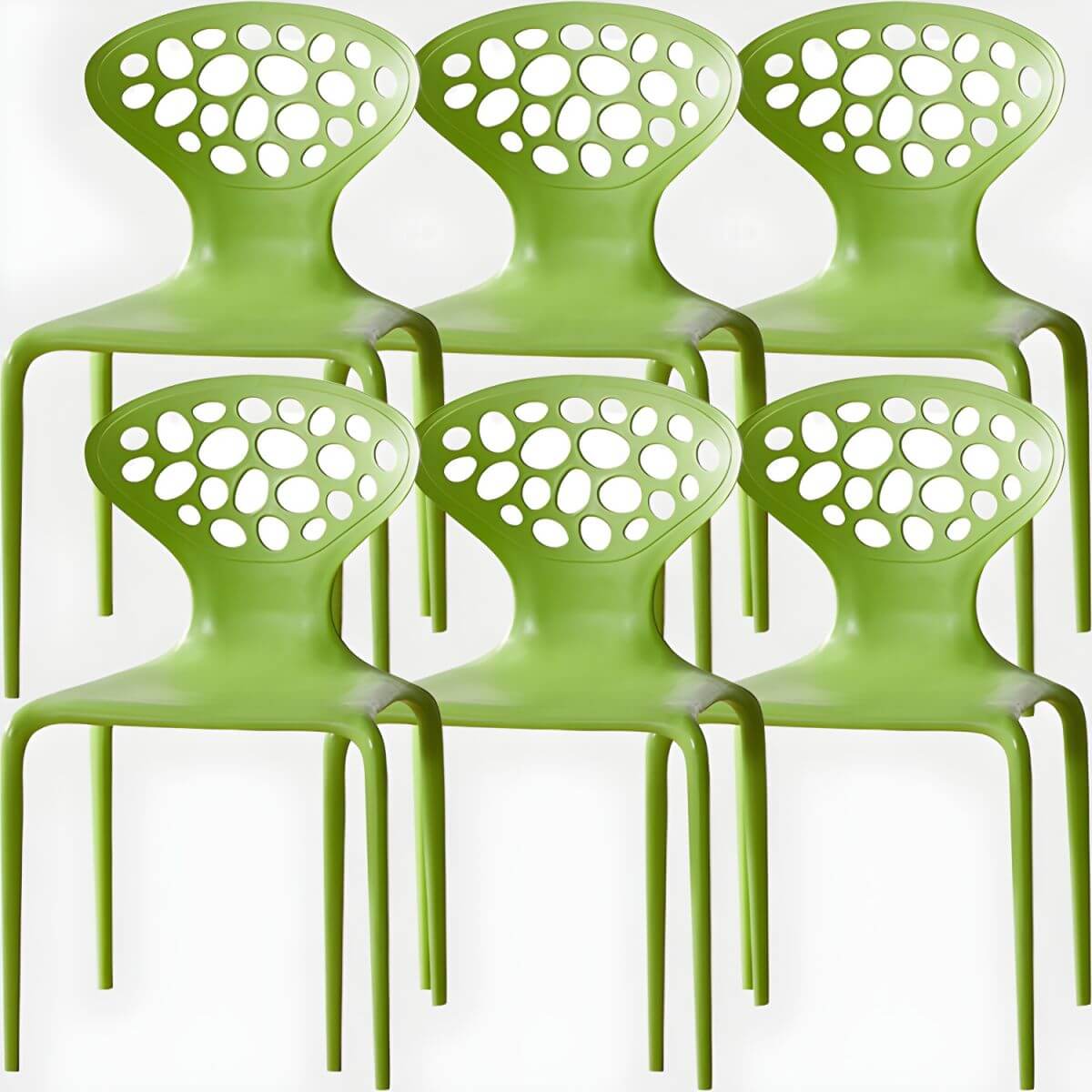 Nordic acrylic dining chair with armrest and backrest, featuring transparent acrylic legs