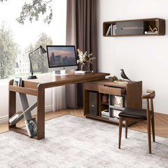 Home Office Table Desk Cabinet