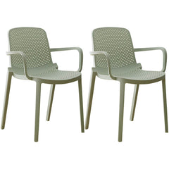 Modern Plastic Solid Back Side Chair 32"H Acrylic Dining Chair for Restaurant Dining Chairs