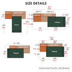 1.2M Multifunctional Rotating Island Table Set