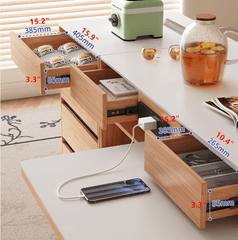 1.2M Multifunctional Rotating Island Table Set