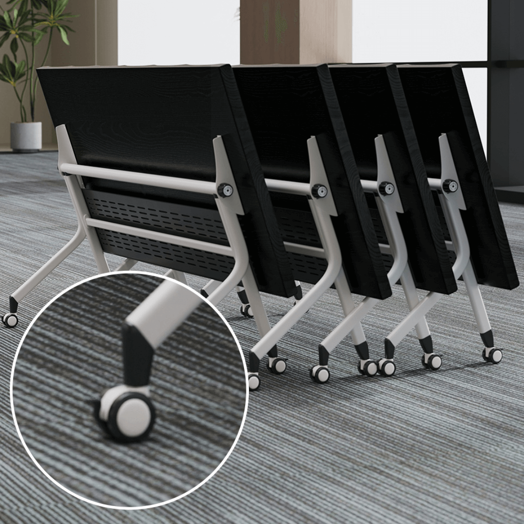 Foldable minimalist conference table perfect for business meetings and training sessions