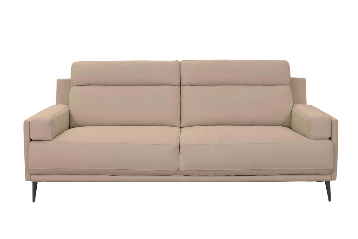 fabric sofa beige stylish comfortable Imagen principal del producto