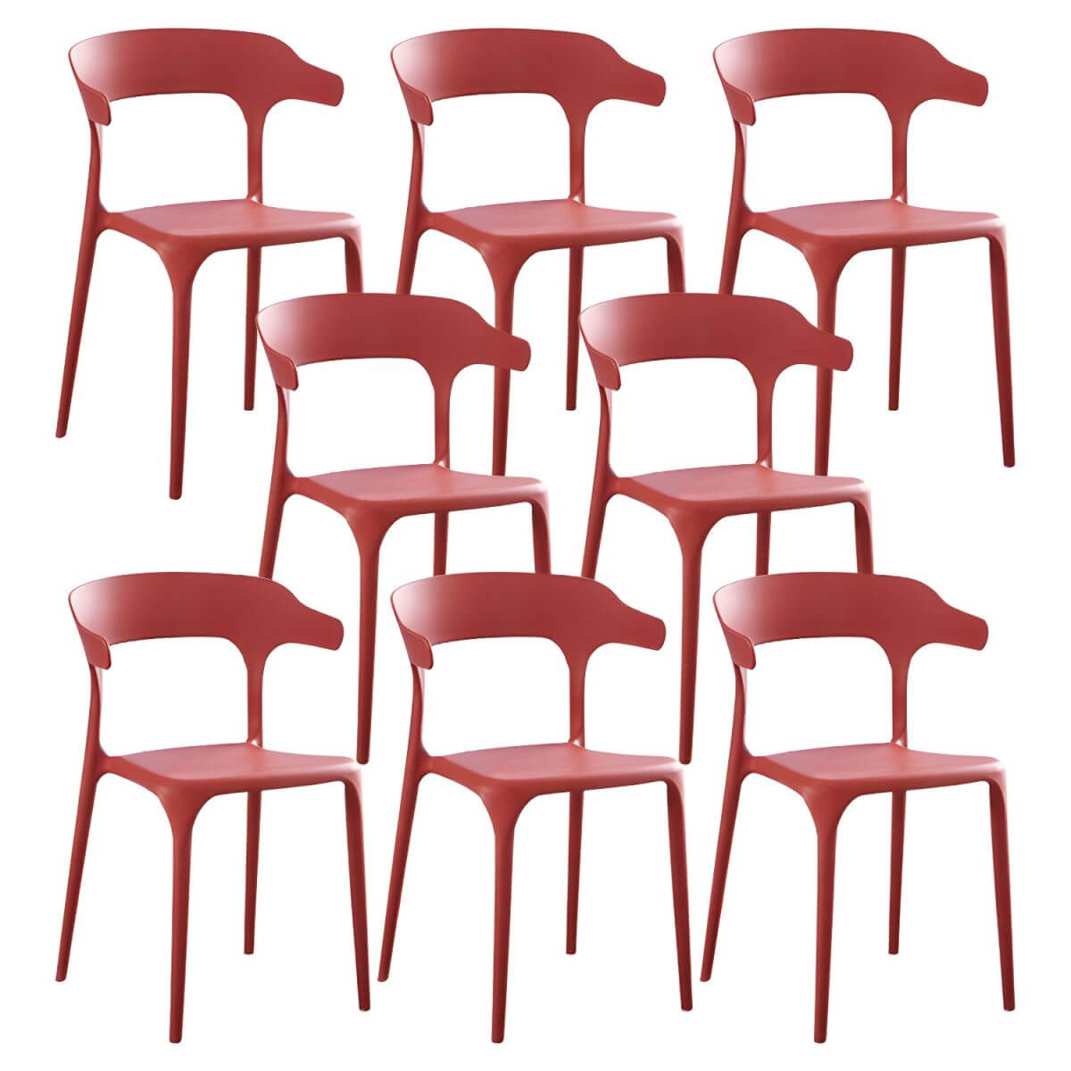 Acrylic Nordic dining chair with backrest and armrests, featuring clear acrylic legs
