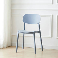 1 Piece Scandinavian Plastic & Acrylic Open Back Kitchen & Dining Side Chair Dining Chairs