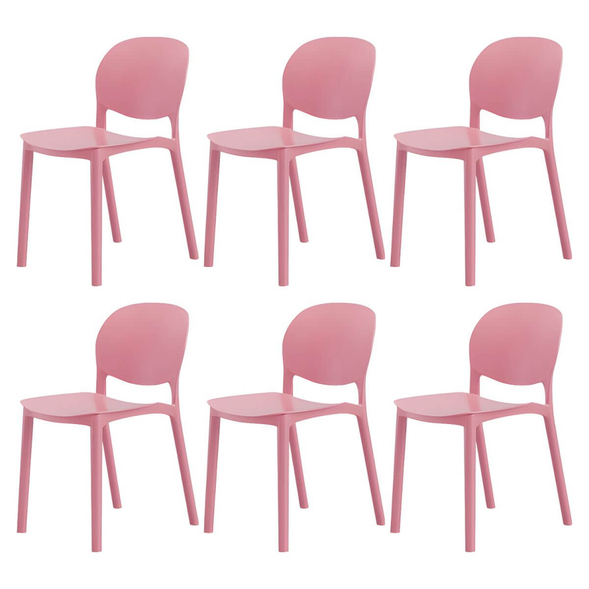 Stackable Nordic dining chair with acrylic legs and ergonomic backrest for modern dining rooms