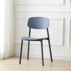 1 Piece Scandinavian Plastic & Acrylic Open Back Kitchen & Dining Side Chair Dining Chairs