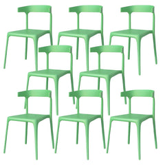 Nordic Stackable Backrest Acrylic Chair with Acrylic Legs for Dining Room Dining Chairs