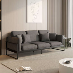 90.56'' Upholstered Sofa with Metal Frame