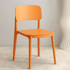 Scandinavian Style Stackable Plastic & Acrylic Side Chair for Kitchen & Dining Dining Chairs