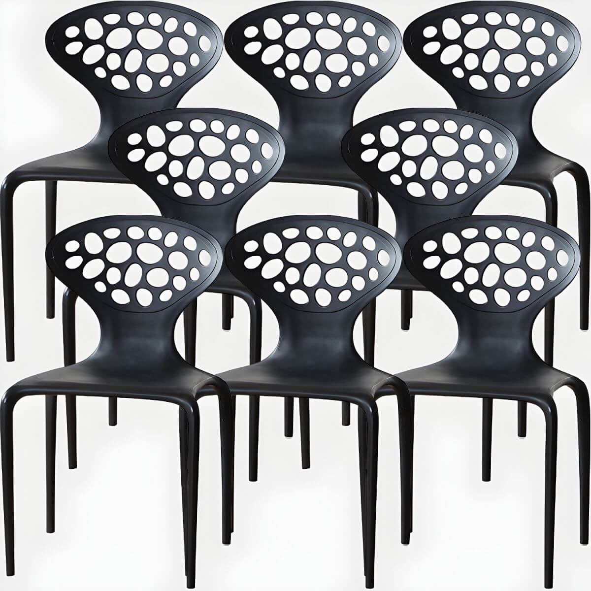 Nordic acrylic dining chair with armrest and backrest, featuring transparent acrylic legs