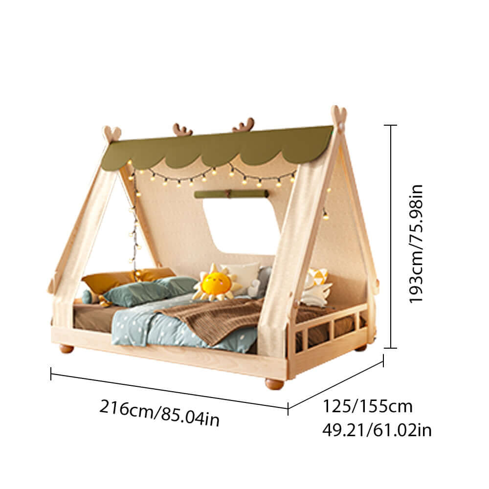 Creative treehouse design children's bed for a fun and imaginative bedroom