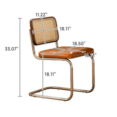 Boxwood Solid Wood Chair (Set of 2) with Cane Weaving