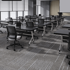 Foldable minimalist conference table perfect for business meetings and training sessions