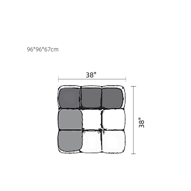 Velvet 3-seater sofa with left or right hand facing chaise, perfect for stylish living rooms