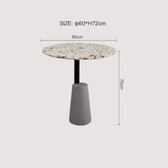 Stylish Modern Terrazzo Coffee Table - Ideal for Cozy Gatherings