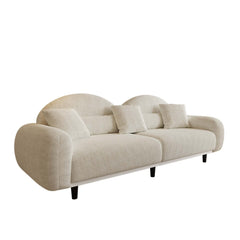 84" Sherpa Modern Upholstered Sofa