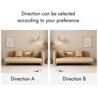 Convertible Sleeper Sofa with Wood Frame & USB Charging for Comfortable Living