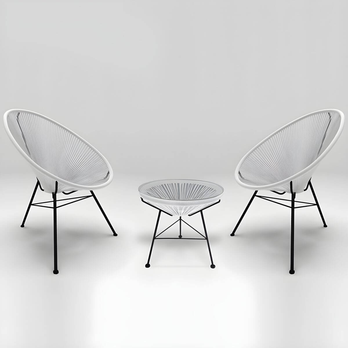 Armless Papasan accent chair for living room with 31.49" L x 37.40" W x 37.40" H dimensions