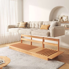 Velvet Sofa Combinable Multi-seater Bottom Drawer Design