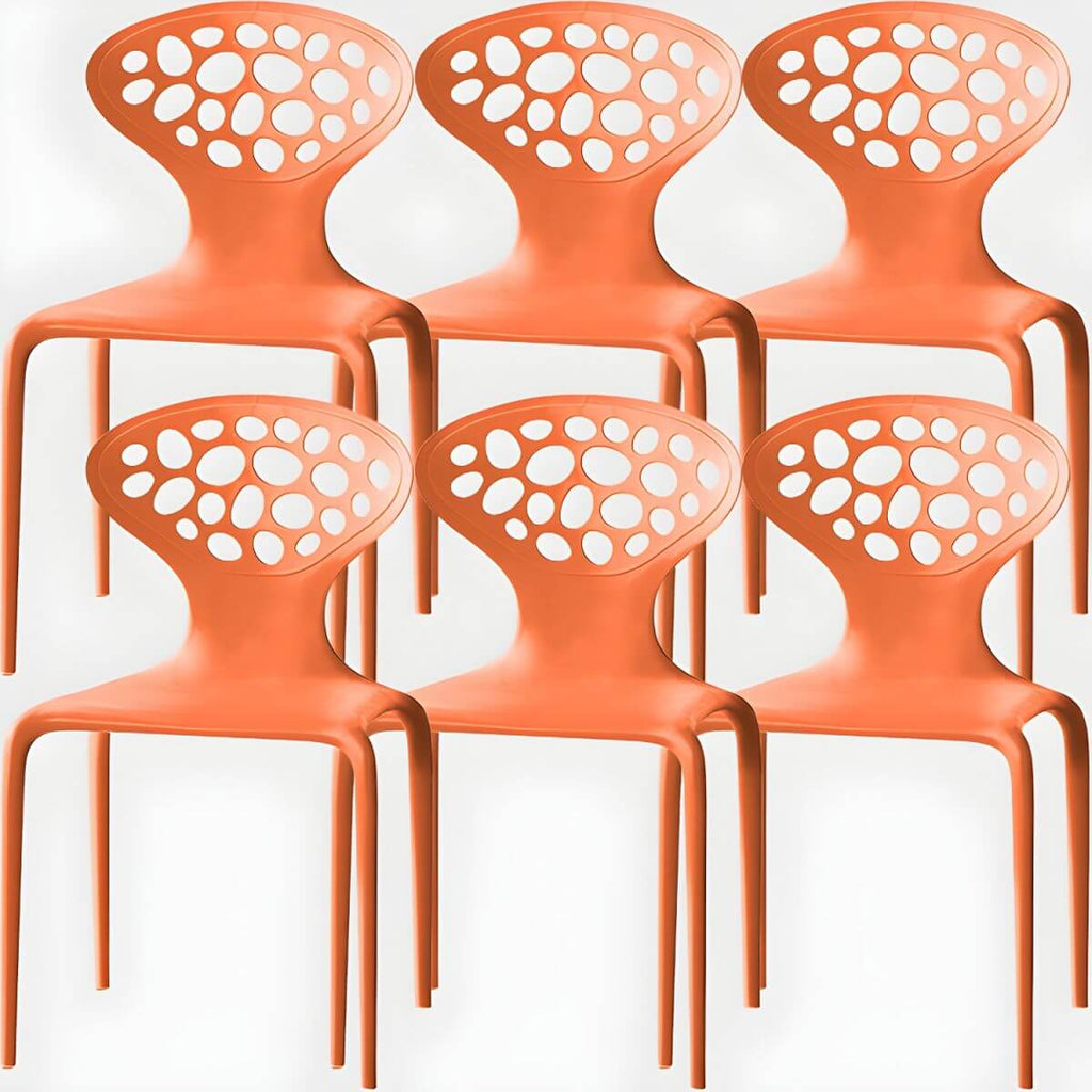 Nordic acrylic dining chair with armrest and backrest, featuring transparent acrylic legs