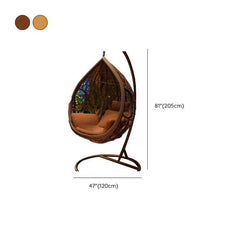 Tropical Alloy Auburn Stand Porch Swing with Stand, Pads & Chain Porch Swings