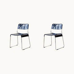 Modern Stackable Garden Kitchen & Dining Plastic & Acrylic Side Chair Dining Chairs