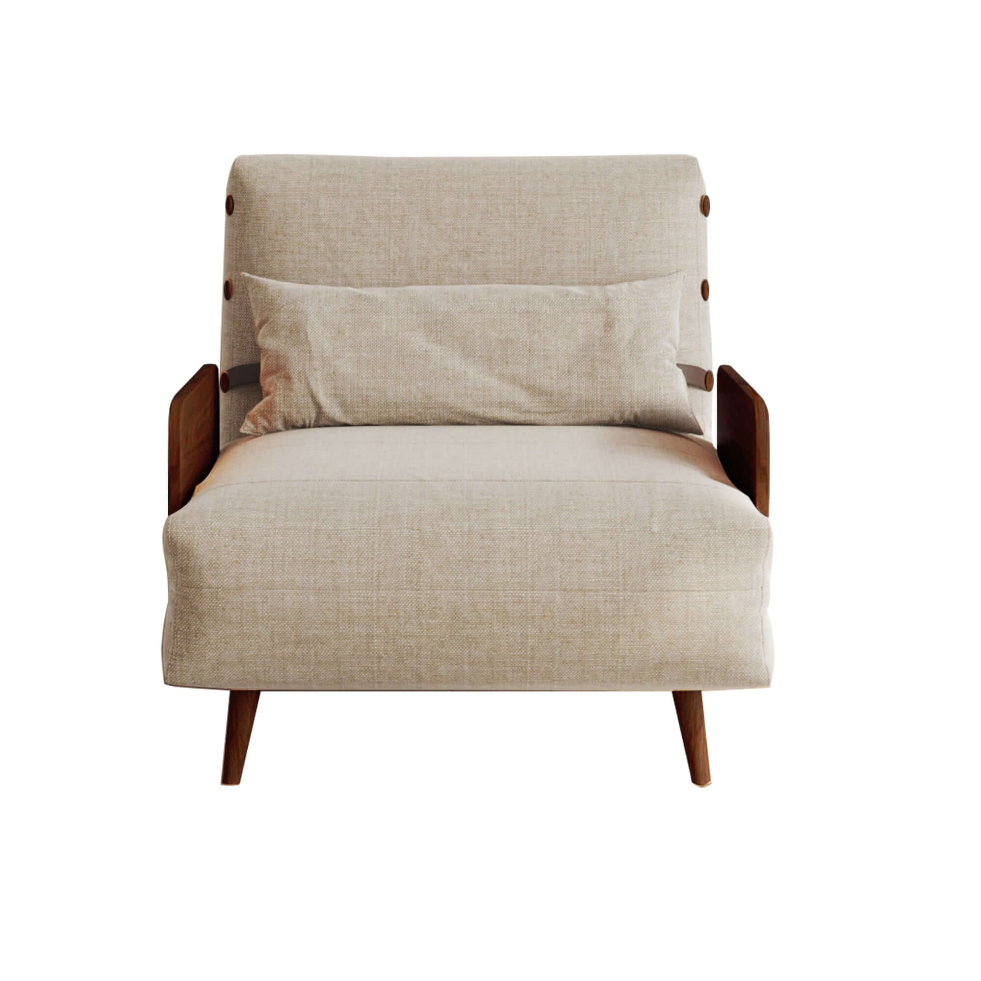 3-in-1 futon sofa bed chair recliner that saves space and converts easily