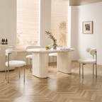 Terrazzo dining table combining premium quality with safety and stylish design