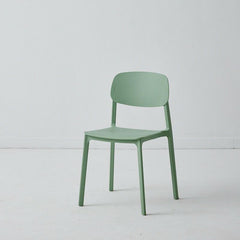 1 Piece Scandinavian Plastic & Acrylic Open Back Kitchen & Dining Side Chair Dining Chairs