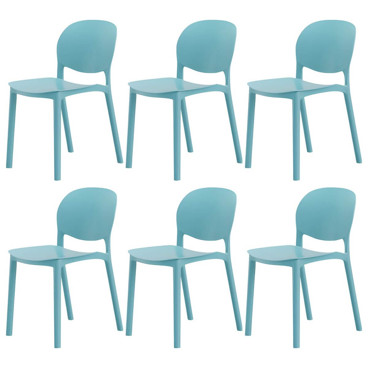 Stackable Nordic dining chair with acrylic legs and ergonomic backrest for modern dining rooms