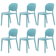 Nordic Backrest Stackable Chair with Acrylic Legs for Dining Room Dining Chairs