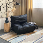 Burnt Caterpillar single lounge chair with Togo sofa design, perfect for modern living spaces