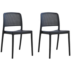 Modern Stackable Plastic & Acrylic Side Chair for Kitchen & Dining Dining Chairs