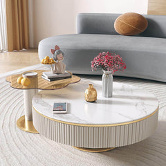 Petal-shaped High Coffee Table Sofa Side Table for Living Room Home Decor