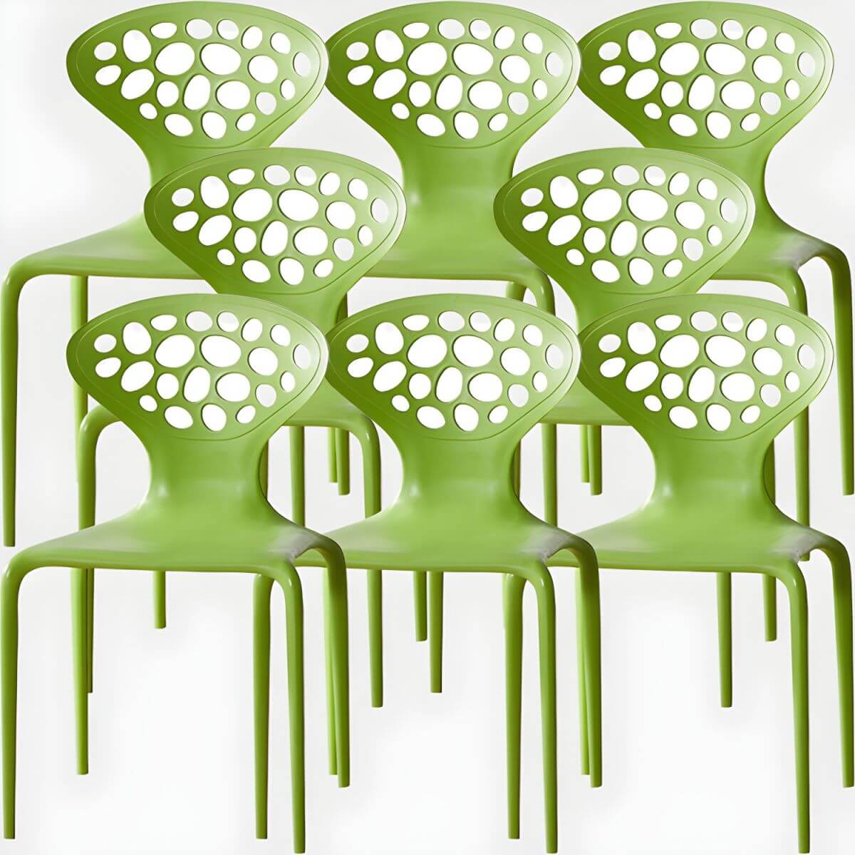 Nordic acrylic dining chair with armrest and backrest, featuring transparent acrylic legs