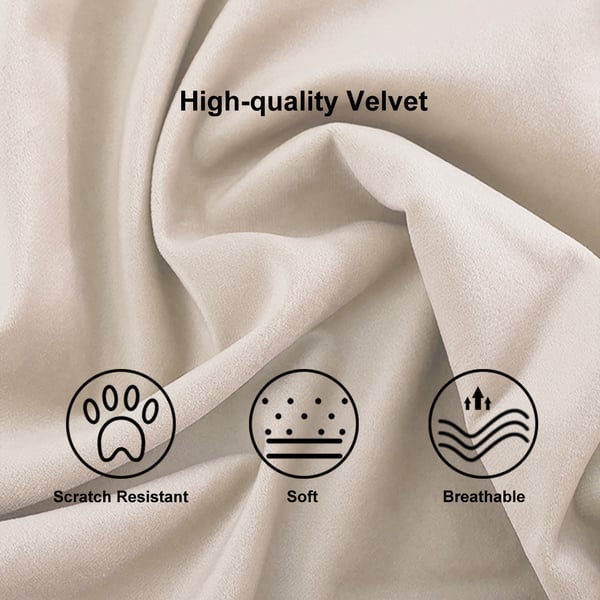 Set of 2 gray swivel bar stools with velvet curved back and adjustable height