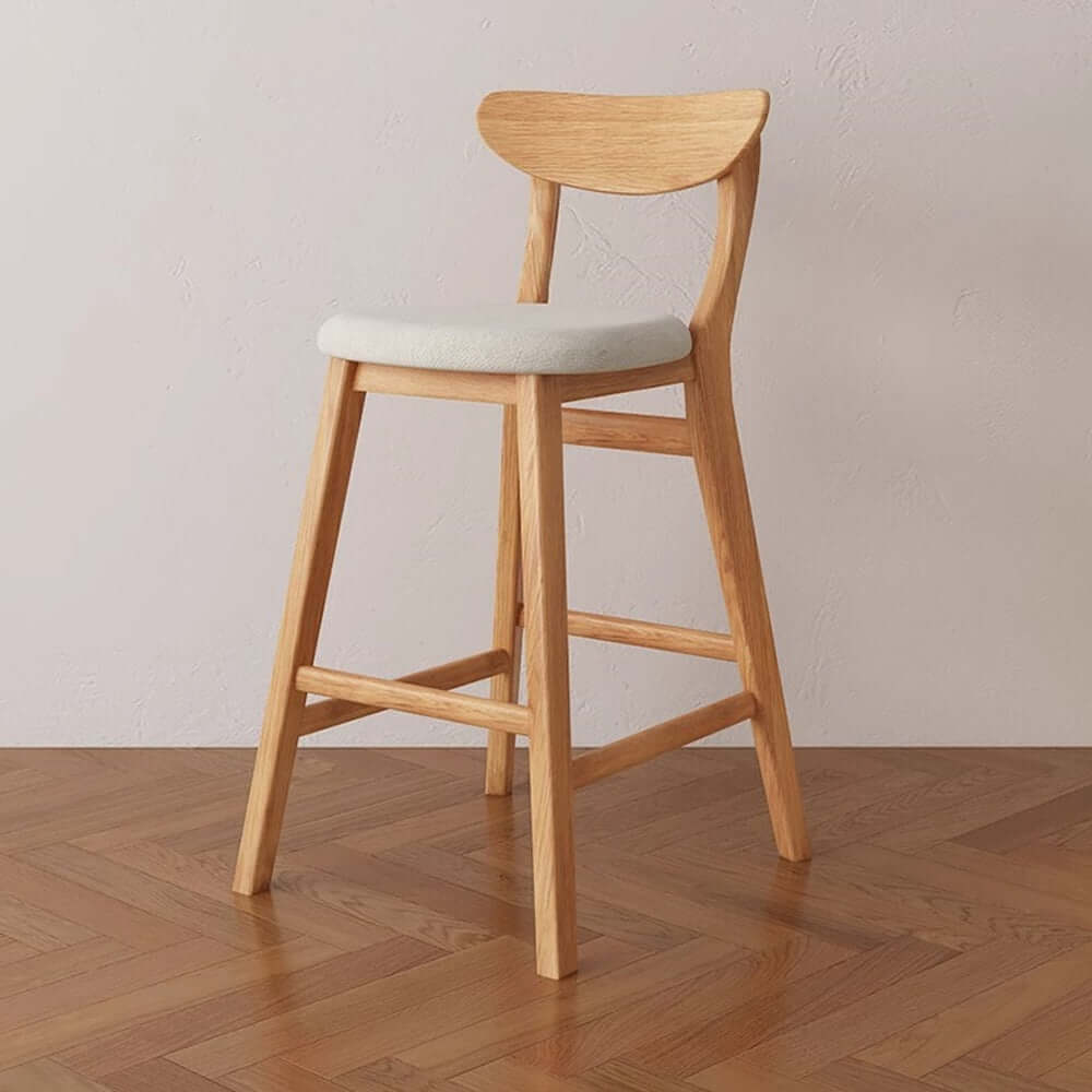 Expandable solid wood bar table featuring a mobile island for versatile use