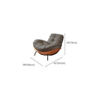 Sledging base rocking Papasan chair with comfortable cushion, perfect for sitting room accent seating