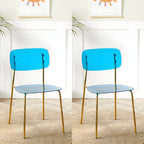 Transparent acrylic dining chair with modern design, perfect for living room and kitchen seating