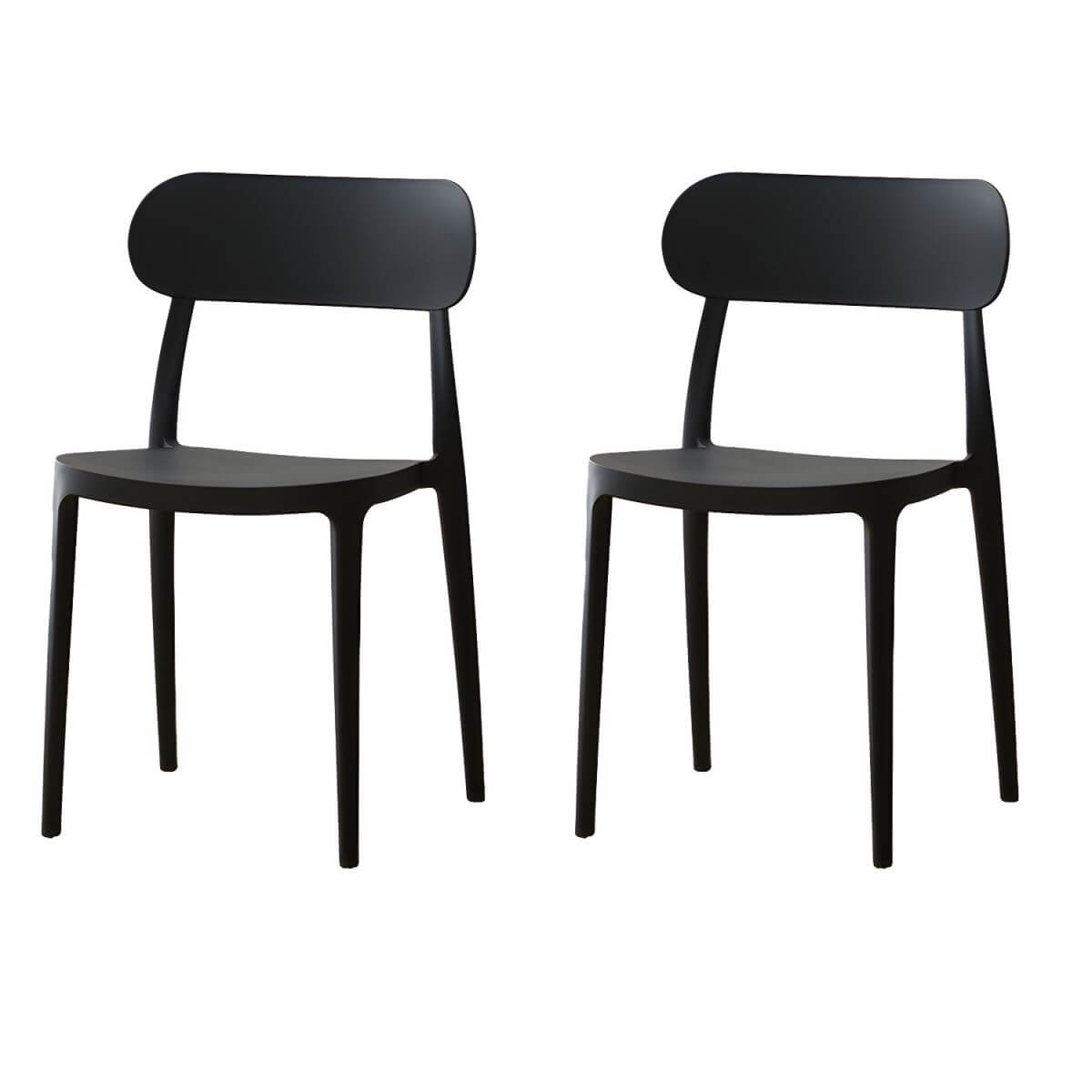 Modern Scandinavian dining chair made of plastic and acrylic, perfect for kitchen and dining areas
