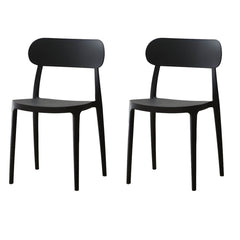 Modern Scandinavian Plastic & Acrylic Kitchen & Dining Chair Dining Chairs